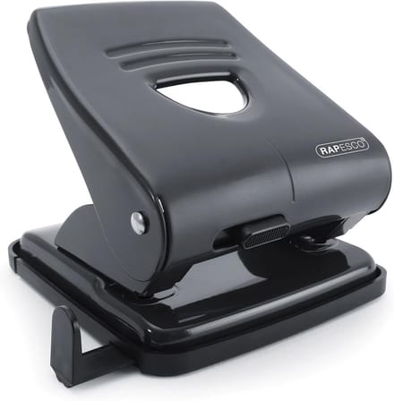 2-Gaten Perforator Metaal Rood met Hoge Capaciteit tot 30 Vel
