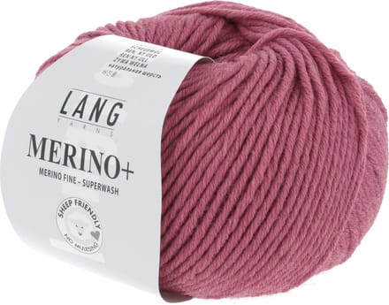 Lang Yarns Merino Plus - 265 framboos - Merinowol Garen