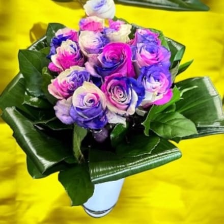 Regenboog Lavender Pink rozen (12 stuks)