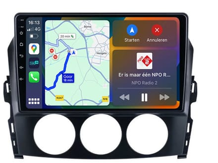 BG4U - Android Navigatie Radio geschikt voor Mazda MX-5 2008-2015 met Apple Carplay en Android Auto