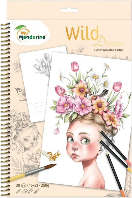 Coloriage Wild Colouring Book deel 8 by Emmanuelle Colin spiraal gebonden