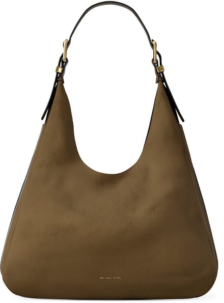 Michael Kors Lg Hobo Shldr Schoudertassen Dames - Olijf - Maat ONESIZE