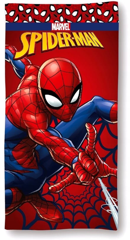 Spiderman - badhanddoek - 140 x 70 cm. - Spider-Man - handdoek - strandlaken - Sneldrogend