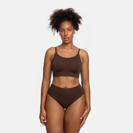cfab - Slips met hoge taille | Pak van 3 - Bruin - S