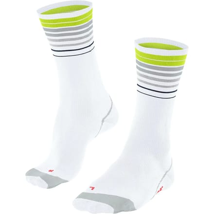 FALKE BC Impulse lichte padding functioneel materiaal fietssokken unisex wit - maat 37-38