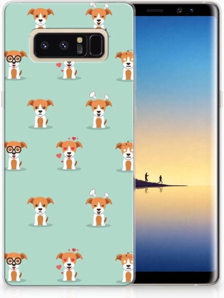Samsung Galaxy Note 8 TPU Hoesje Pups