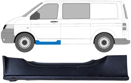 Reparatiepaneel voorste dorpel voor Volkswagen Transporter T5 2003-2015 / Links