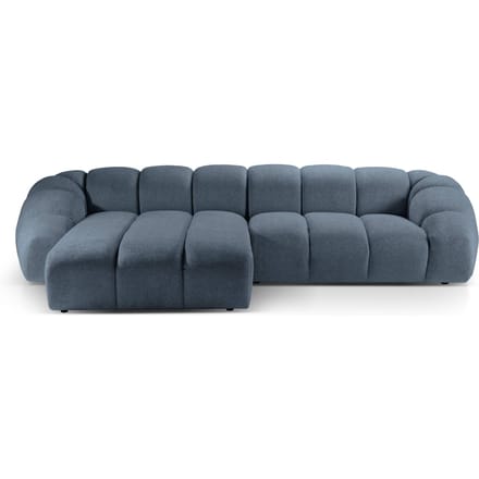 4-zits hoekbank Diana links velvet | Micadoni