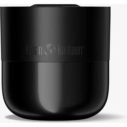Klean Kanteen Rise Lowball 236ml - Slide Lid Black- Geïsoleerde drinkbeker - 90% recycled RVS