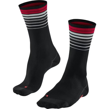 FALKE BC Impulse lichte padding functioneel materiaal fietssokken unisex zwart - maat 37-38