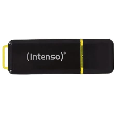 Intenso High Speed Line USB-stick 128 GB Zwart, Geel 3537491 USB-A 3.2 Gen 2