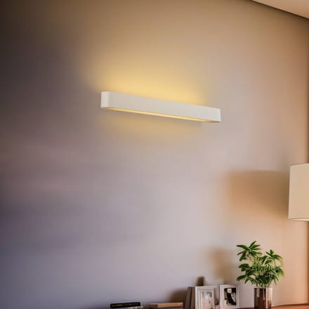 Nowodvorski Lighting Wandlamp Soft, breedte 60 cm, wit, aluminium, G13
