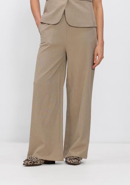Ydence Pants Yade Broeken Dames - Zand - Maat M