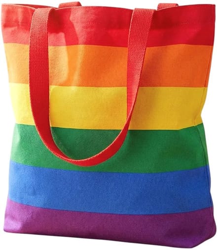 Pride Regenboog Canvas Shopbag - 35x40 cm
