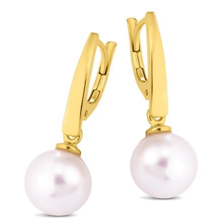 Orolino Ohrringe 585 Gold Perle weiß 7,5-8,0mm