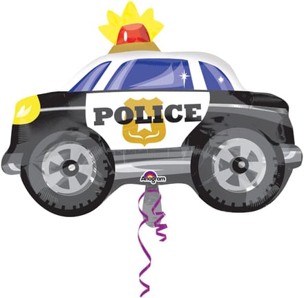 Amscan - Folieballon Politieauto 60 cm