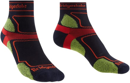 Bridgedale Heren Hardloopsokken Quarter Ultralight T2 Navy
