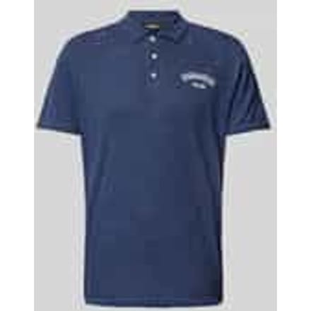 Poloshirt in gemêleerde look