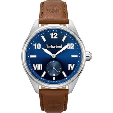 Timberland TDWGA0083501 - Horloge - Leer - Donkerbruin - 43 mm