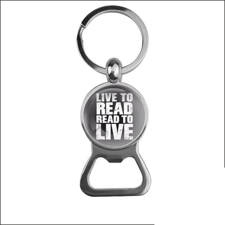 Bieropener Glas - Live To Read Read To Live