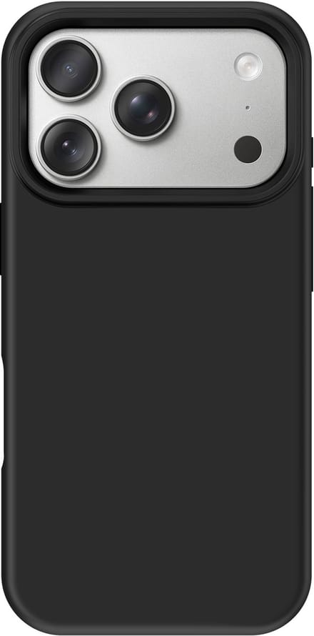 4Smarts Silikon Case Cupertino Backcover Apple iPhone 17 Pro Zwart Inductieve lading