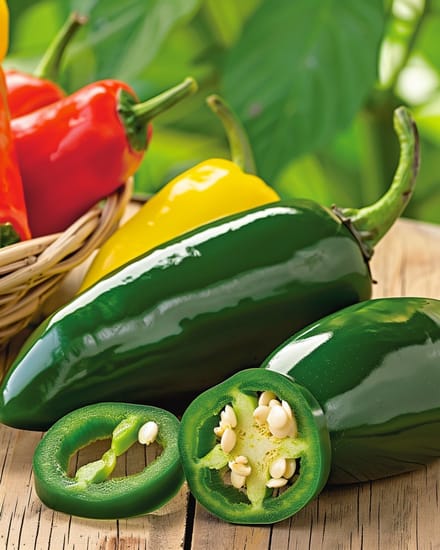 Jalapeño Peper Zaden Capsicum Annuum Eenjarig Ras M
