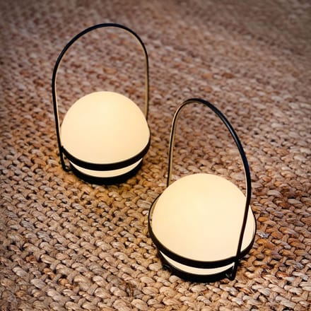 Dyberg Larsen LED lantaarn Summer, 2 stuks, zwart