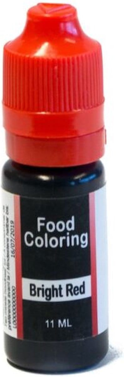 Kleurstof voor chocolade - 11 ml - rood