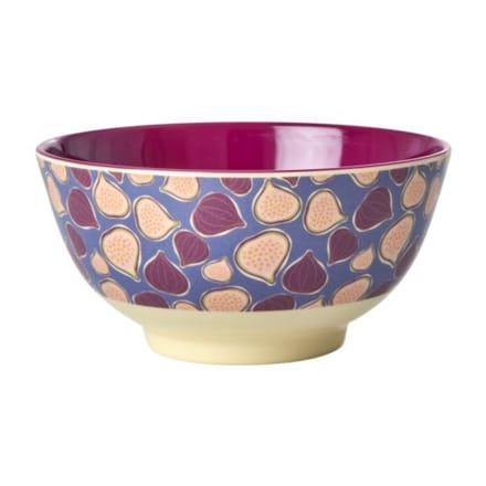 Rice melamine kom medium figs in love