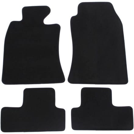Tapis de sol - Mini Cooper - 2001-2006 - 4 pièces - Velours - Antidérapant - Renforcé