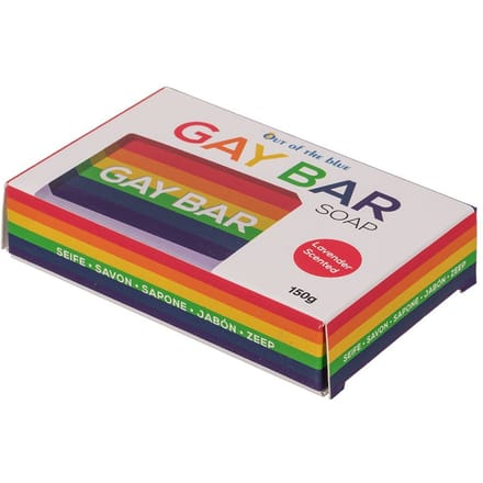 Soap with Flag Gay Bar Lavender scent