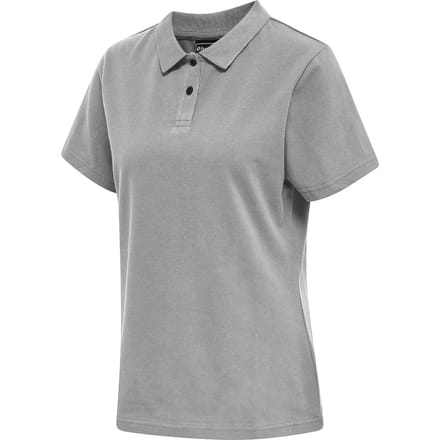 Dames stretch poloshirt Hummel Red