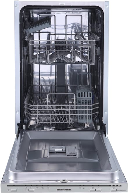 Heinner HDW-BIM45510E++ Inbouwvaatwasser 45 cm – 10 Couverts – 5 Programma’s – Elektronische Bediening – Half Load – Aquastop – Wit – 5 Jaar Garantie
