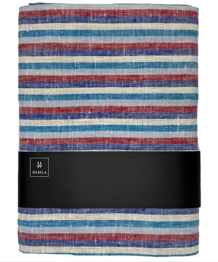 Maya tafelkleed Stripe Ultra Ocean