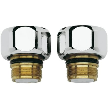 GROHE terugslagklep set - 2 stuks - Chroom - 47189000