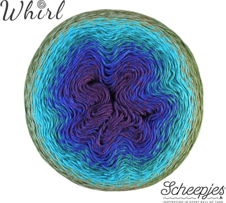Scheepjes Whirl 1000m - Blackberry Mint Chip