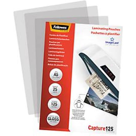 Fellowes lamineerfolie ImageLast, glanzend, A5, dikte 125 micron, 25 stuks