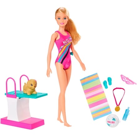 Barbie Dreamhouse Adventures - Barbie zwempop