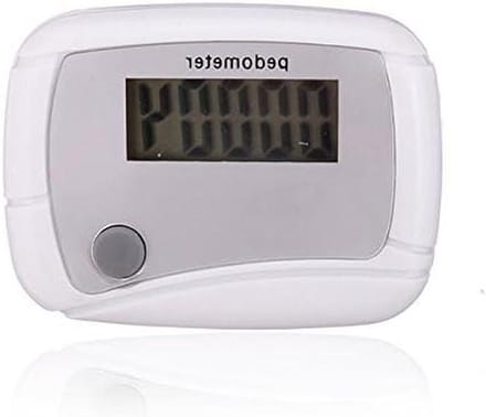 Digitale Stappenteller - Activiteitstracker - Gezondheid bijhouden - Mini formaat - 99999 stappen - Wit