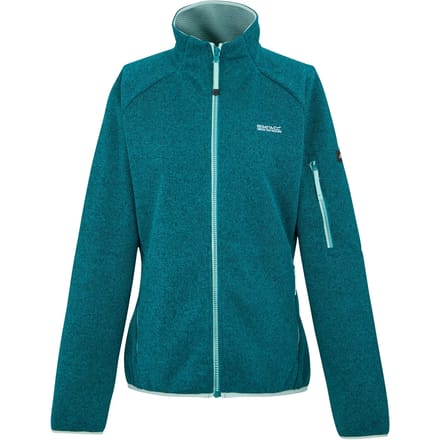 Fleece Hiking Dames Zip-up Front Side Pockets