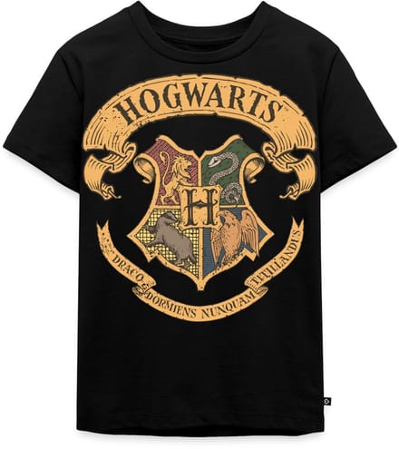 Harry Potter Zweinstein Wapenschild Hogwarts Premium T Shirt Kinderen