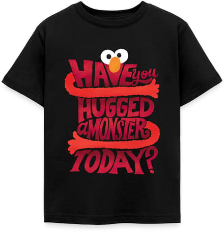 Sesamstraat Elmo Citaat Hugged A Monster T-Shirt Kinderen