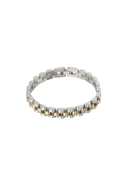 Yehwang armband - Classy link - Goud en Zilverkleurig - Stainless steel