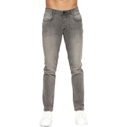 Crosshatch Heren Sheldons Slim Jeans (Lichtgrijs)