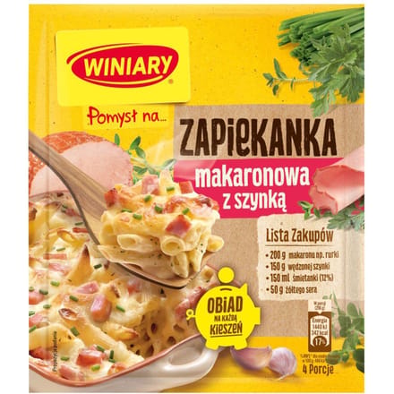 Winiary Idee voor... Pastaschotel met ham 35 g