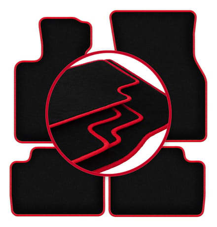 CARLUX-RED automatten voor: Mini Cooper F55 5-deurs (2014-)