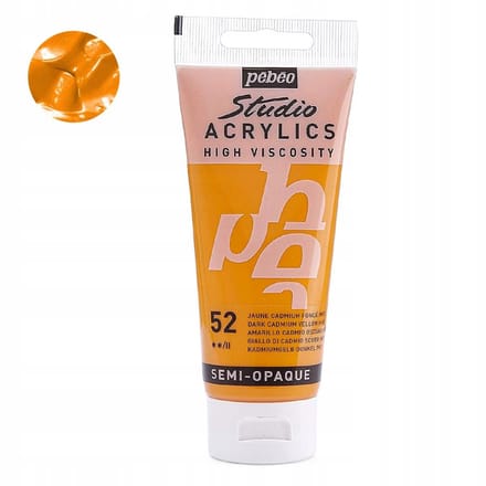 Pebeo Studio Acrylverf 100ml - Donker Cadmium Geel Tint