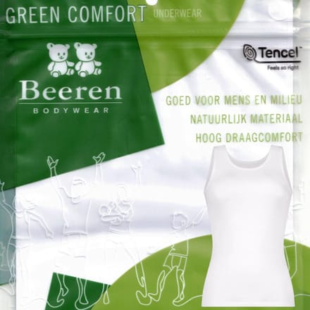 Beeren Green Comfort tencel - dames hemd - maat XL - wit
