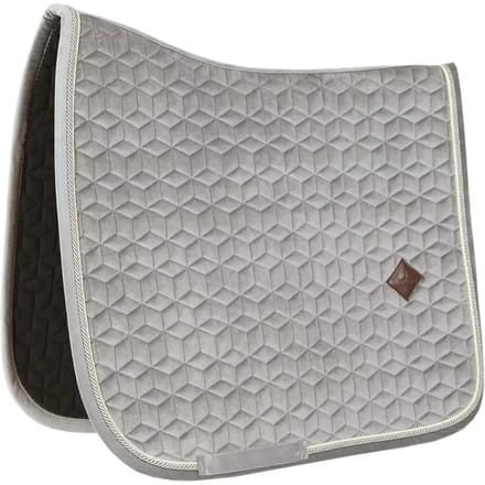 Kentucky Horsewear - Zadeldek Basic Velvet - Lichtbruin