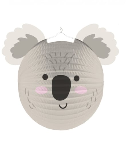 RIETHMULLER - Hangende koala lantaarn 25 cm van papier